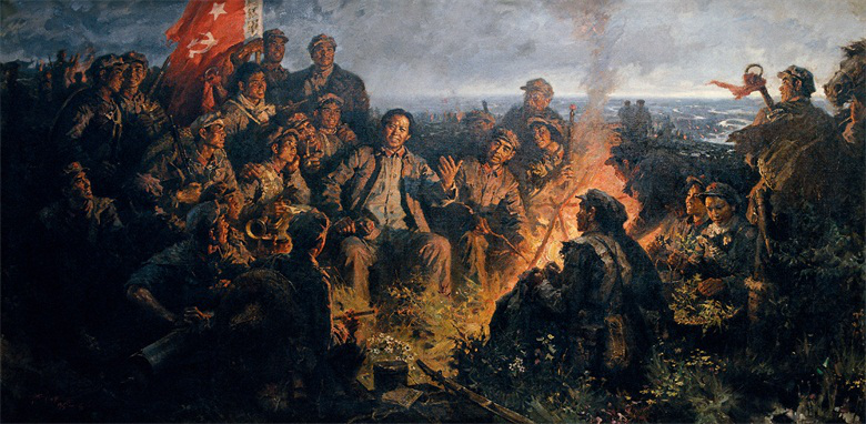 沈尧伊画长征让大众能够亲眼看见这段历史