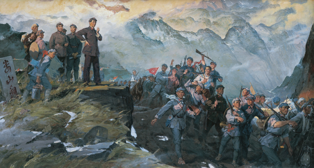 《娄山关》 340x185cm 1978年 布面油画 中国国家博物馆藏